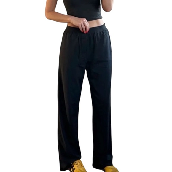 SKIMS NWT Loose Boyfriend Pants - Picture 4 of 5